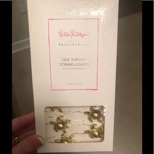NWT Lilly Pulitzer sea turtle string lights